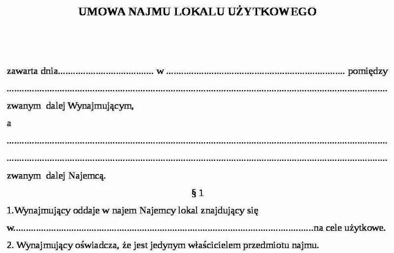 Opłaty dodatkowe przy umowie najmu